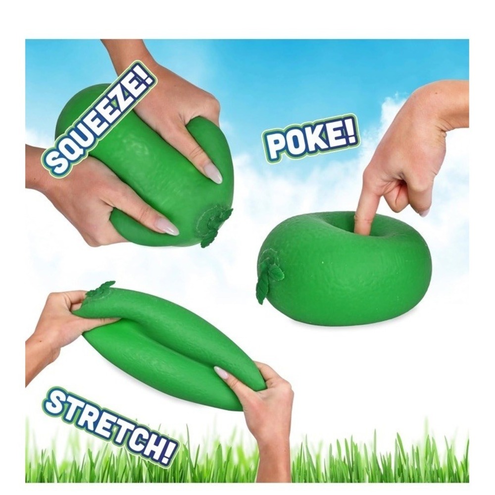 Toymendous Squish Lime Jumbo 16in Viral Squishy Toy Green Sensory - Picture 3 of 6